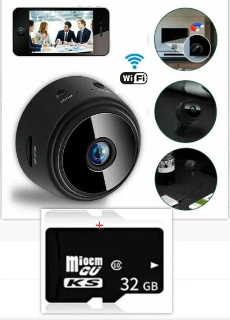 A9 Magnetic Suction Security Camera with HD 1080P and infrared night vision