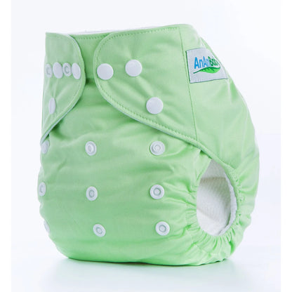 Solid colour leak-proof baby diaper pants with brushed cloth and bamboo charcoal lining, 36.5 x 32.5 cm