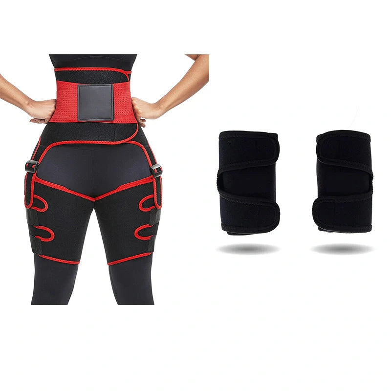 Adjustable Sports Waist Belt in various colors for enhanced workout sweat