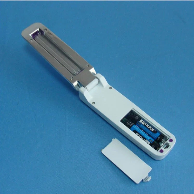 Compact UV Disinfection Stick with automatic safety switch for home and travel use
