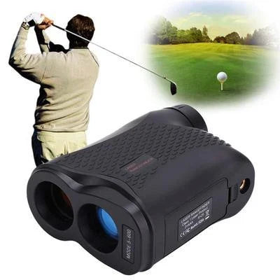 Versatile laser distance meter with German-engineered optics for precise outdoor measurements up to 600 meters