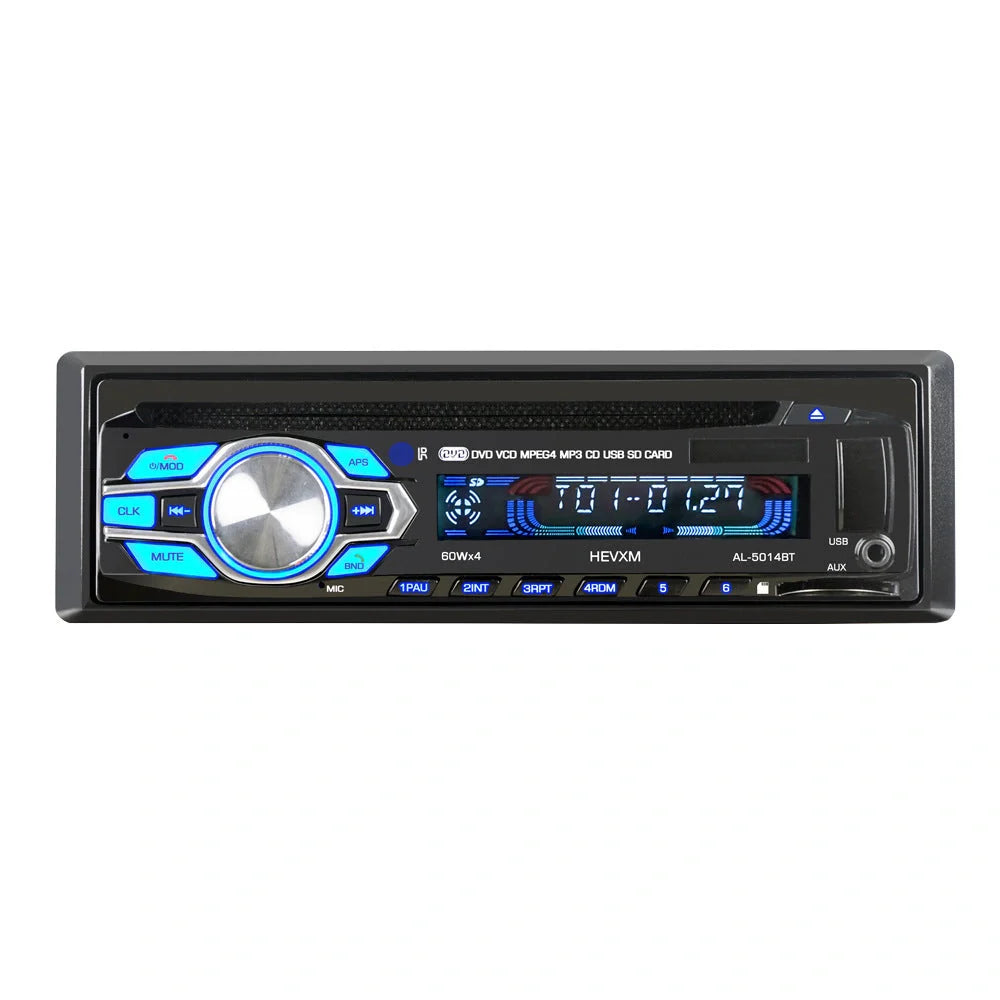 Car Bluetooth CD Player with multifunction DVD playback and hands-free call support