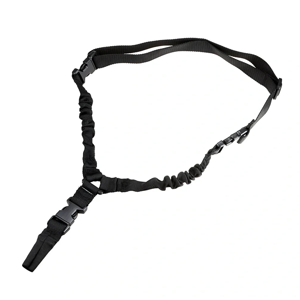 OD green adjustable high density nylon pistol sling lanyard with metal buckle, 250g weight, 175cm length for tactical carry