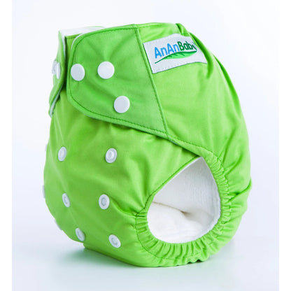 Solid colour leak-proof baby diaper pants with brushed cloth and bamboo charcoal lining, 36.5 x 32.5 cm