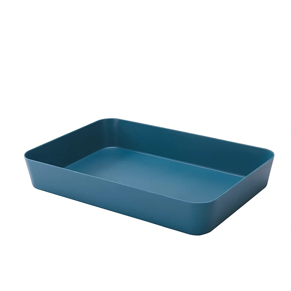 Plastic drawer organiser for underwear storage in multiple sizes and colours