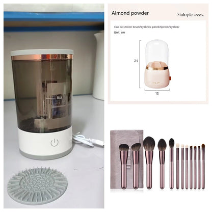 Automatic Makeup Brush Cleaner with USB Charging - Effortlessly clean your makeup brushes for flawless application