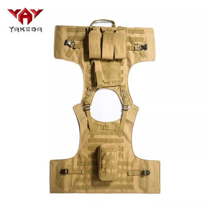 Military Fan Tactical Vest in black or mud for outdoor training and activities