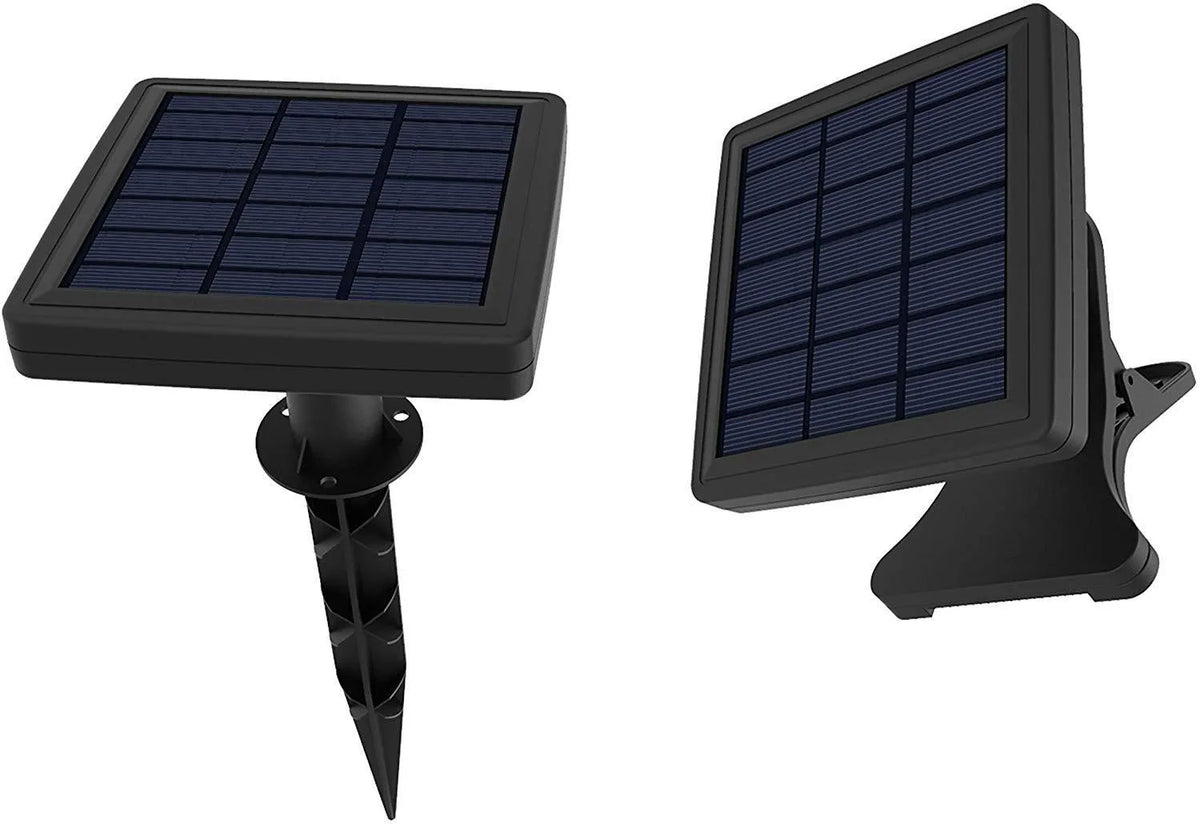 Waterproof solar string lights with PVC housing in garden setting showing LED illumination