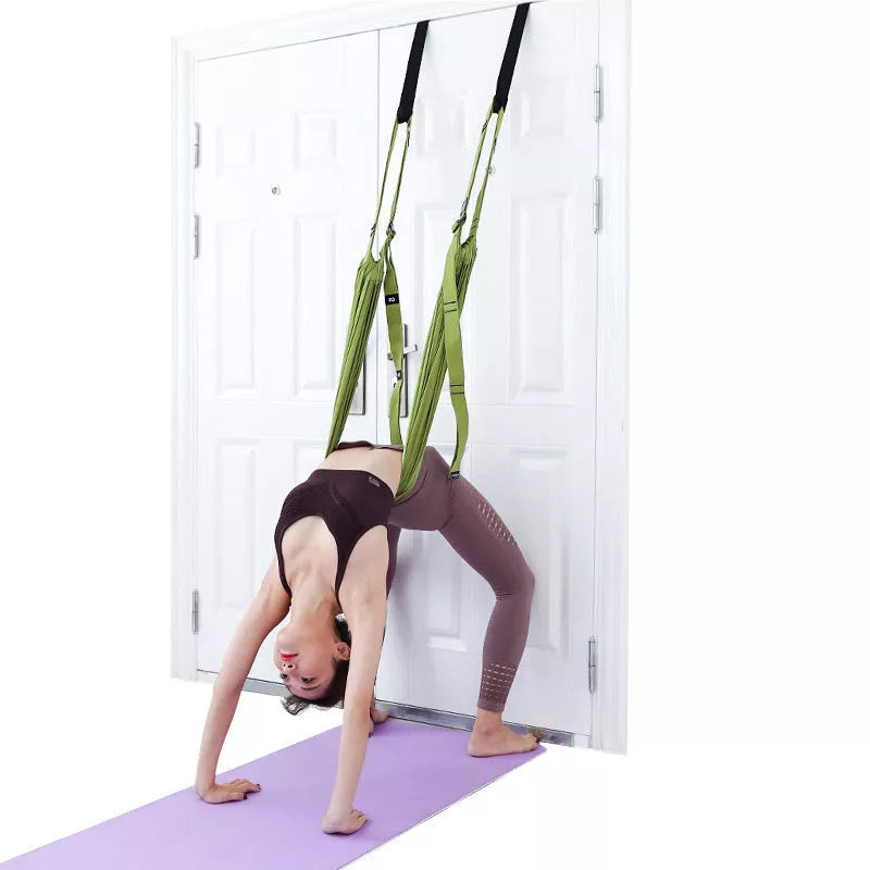 Adjustable Yoga Stretch Belt for Anti-gravity Inversion Exercises with 660lbs Capacity