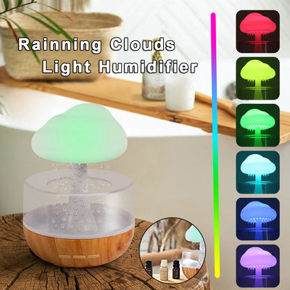 Soothing Cloud Humidifier with Relaxing Mood Lighting, Compact and Portable Design for Home or Office Use