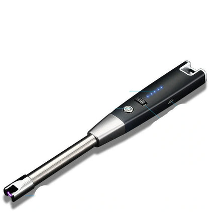 USB rechargeable plasma windproof lighter in various colours with bottle opener and keychain features