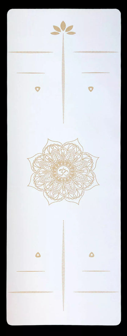 6mm thick yoga mat in black, red, or white for comfortable and durable practice