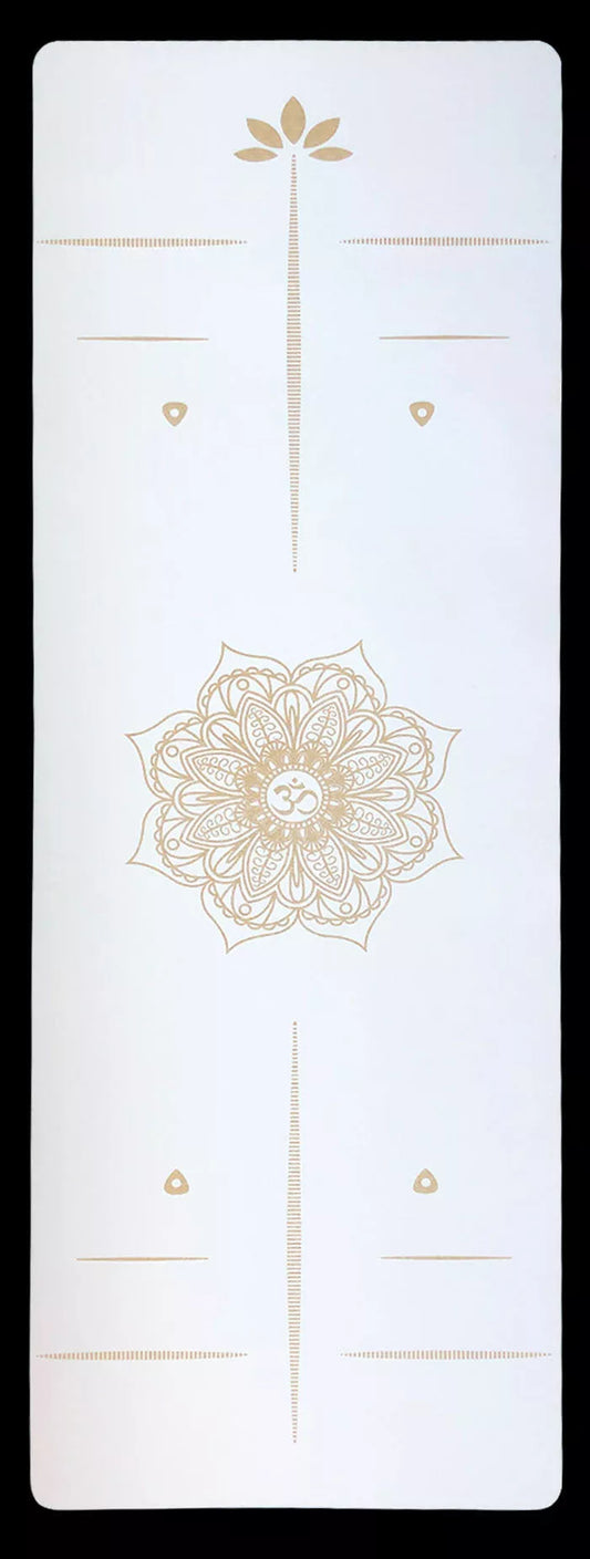 6mm thick yoga mat in black, red, or white for comfortable and durable practice