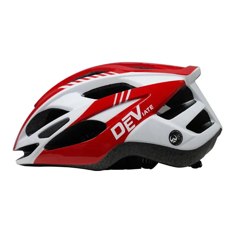 Adult plus size L cycling helmet in a choice of colours including fluorescent yellow, showing artistic graphics and breathable vents.