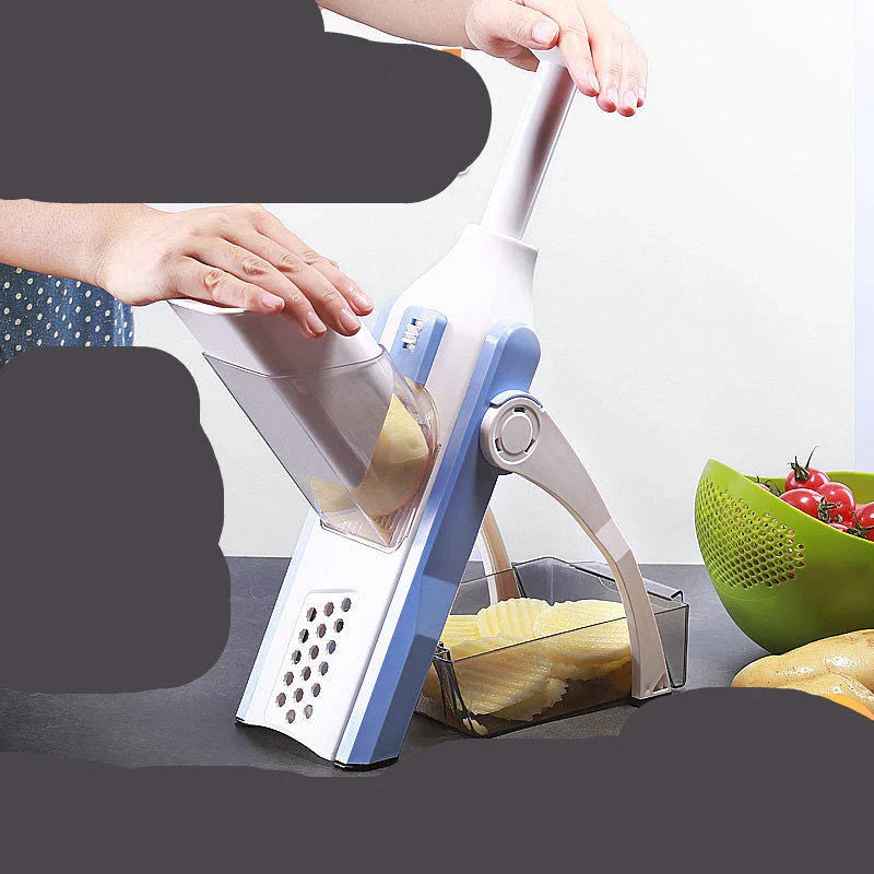 Multifunctional Vegetable Slicer and Chopper - Versatile Kitchen Tool for Slicing, Dicing, and Shredding Fruits and Vegetables