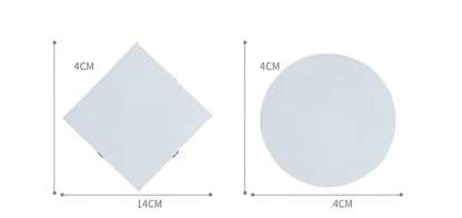 Cross-shaped decorative lamp with 14cm dimensions and iron construction providing LED illumination