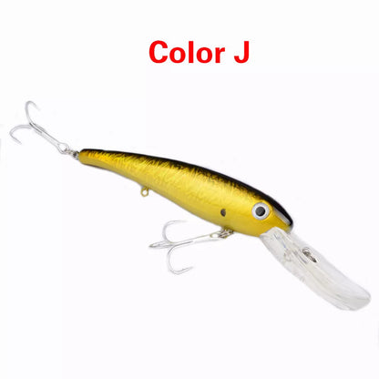 20CM Glossy Lures Mino Fishing Bait Plastic Hard Bait with 10 colour options