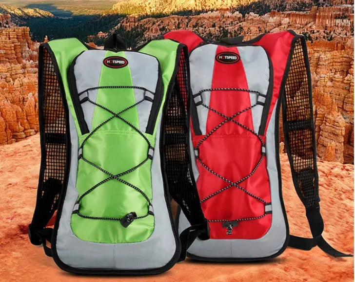 Lightweight waterproof outdoor sports backpack in various colours for running and off-road riding