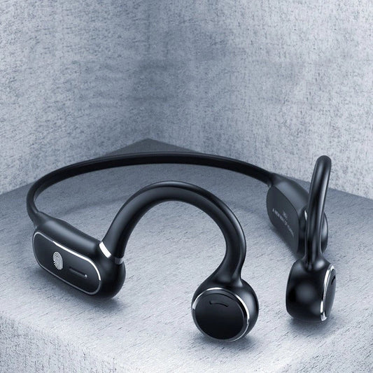 Premium bone conduction Bluetooth earphones with open-ear design, long battery life, and water-resistant construction for active lifestyles