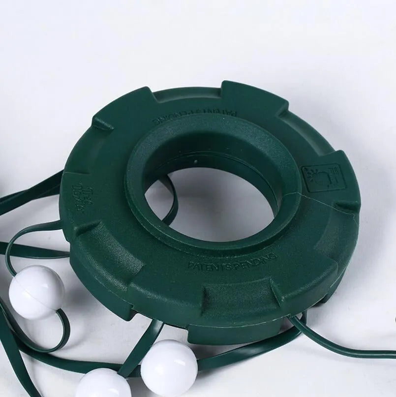 64 LED bead Christmas tree light string on a 1.8-metre wire with button control for dimming and colour changes