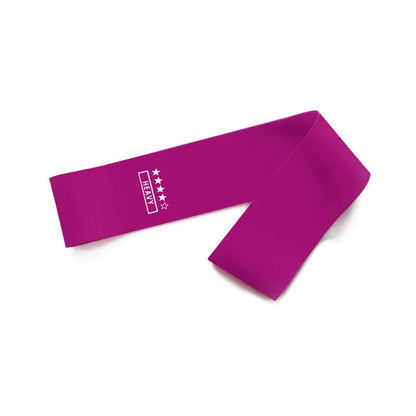 Resistance bands set made of 100% natural latex, five colours, 600mm x 50mm, for Pilates CrossFit fitness