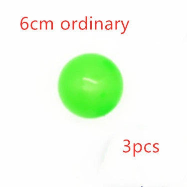 Colorful, luminous stress relief balls with a sticky surface for bouncing, squeezing, and sticking to surfaces