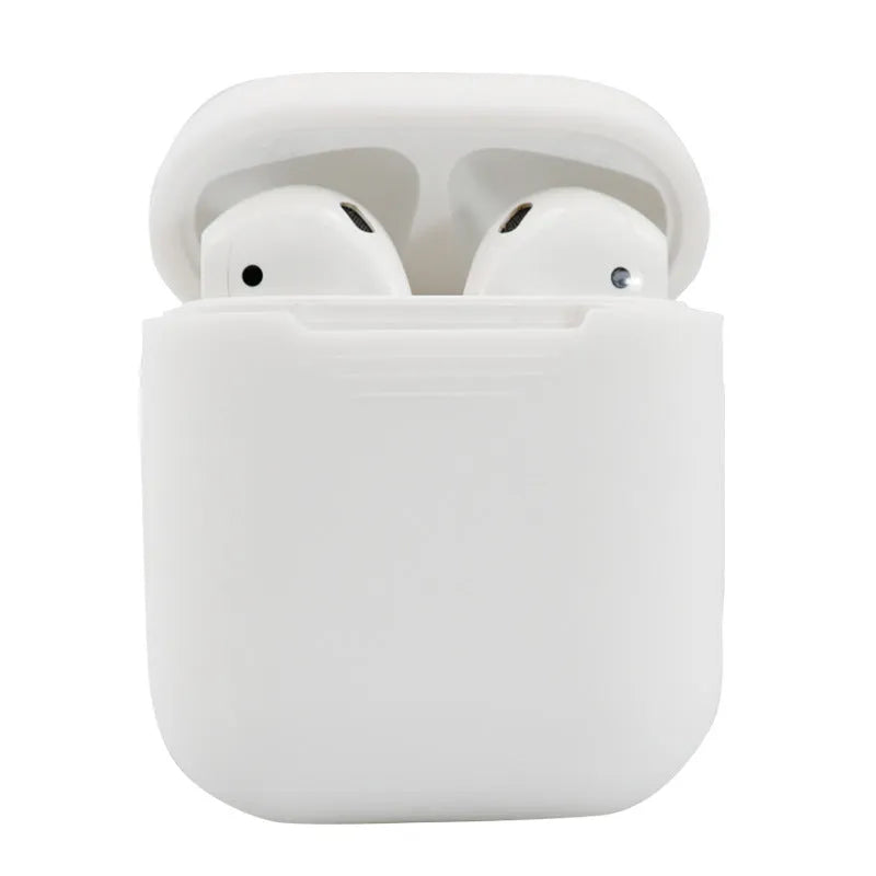Silicone protective cover for AirPods 2 wireless earbud case in various colours
