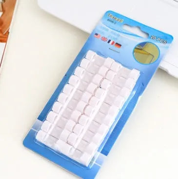 Wire cable organiser clips self-adhesive for desk wall and TV cable management, clear transparent or colour cable ties with buckle fixators for tidy routing of wires, charging cables, and home office organisation
