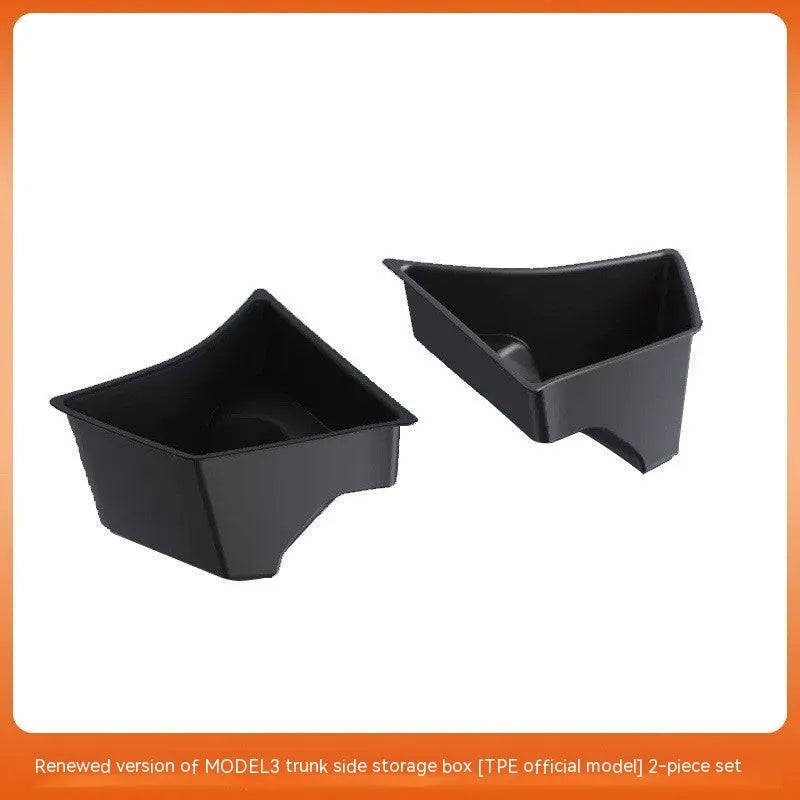 TPE protective cover for Tesla Model Y trunk side storage box