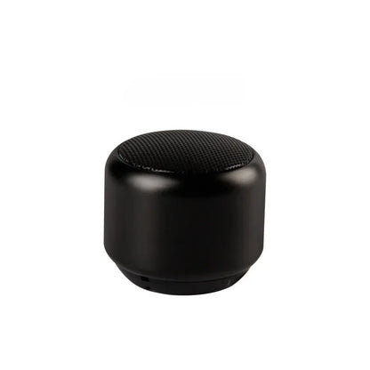 Small portable Bluetooth speaker in black, blue, gold, and pink colour options
