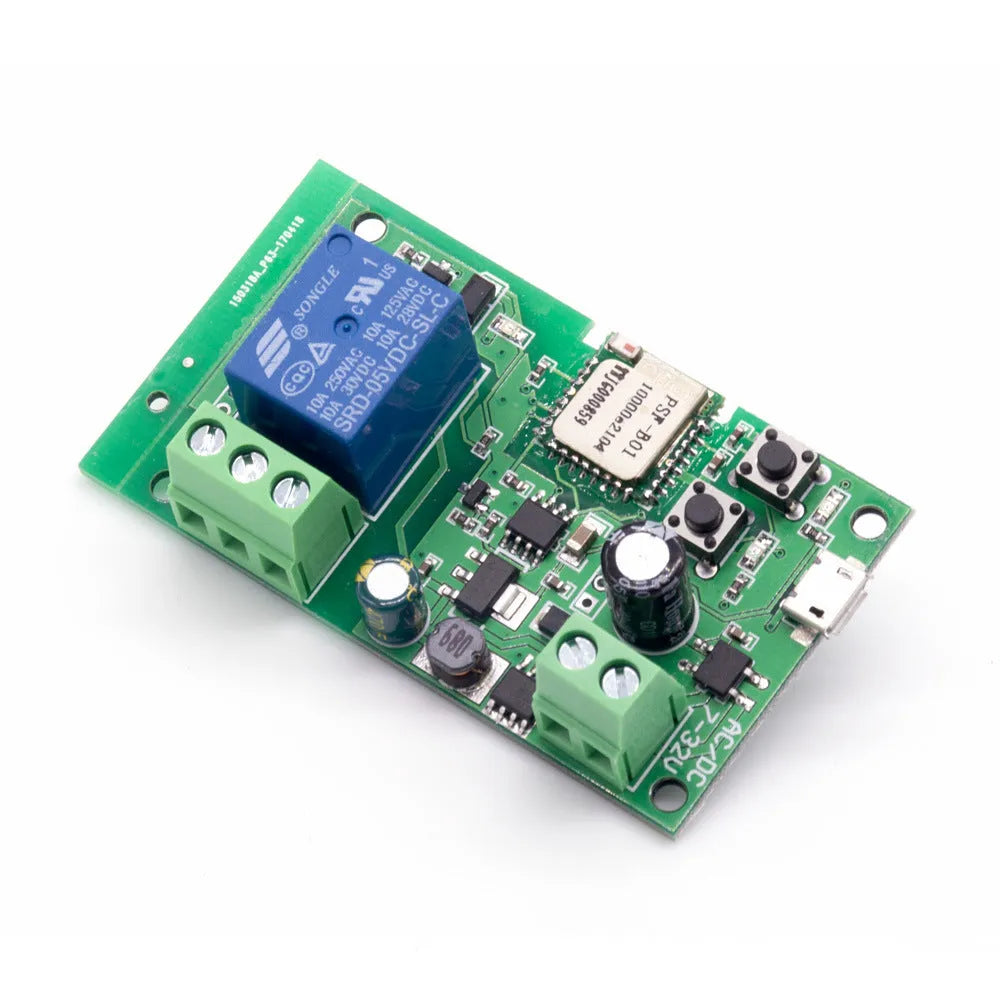 SMG-WF01 2.4GHz WiFi relay module with USB interface and PCB antenna for remote control