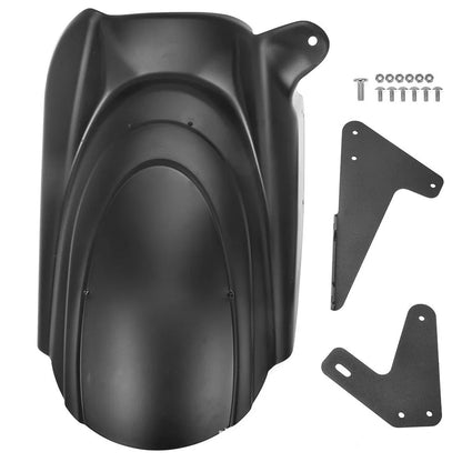 Black motorcycle middle rear mudguard for Kawasaki VERSYS650 KLE650 modified rear fender