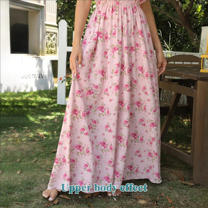 Elegant printed dresses in white colour, featuring various floral and geometric patterns, suitable for British women's fashion