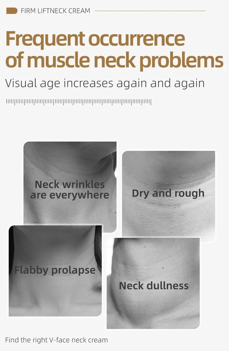 120ml lifting and firming neck cream with universal formula for all skin types