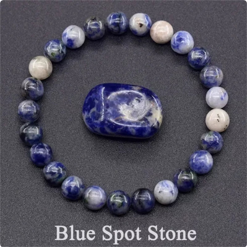 Natural stone tiger eye beaded bracelet for stress relief and yoga