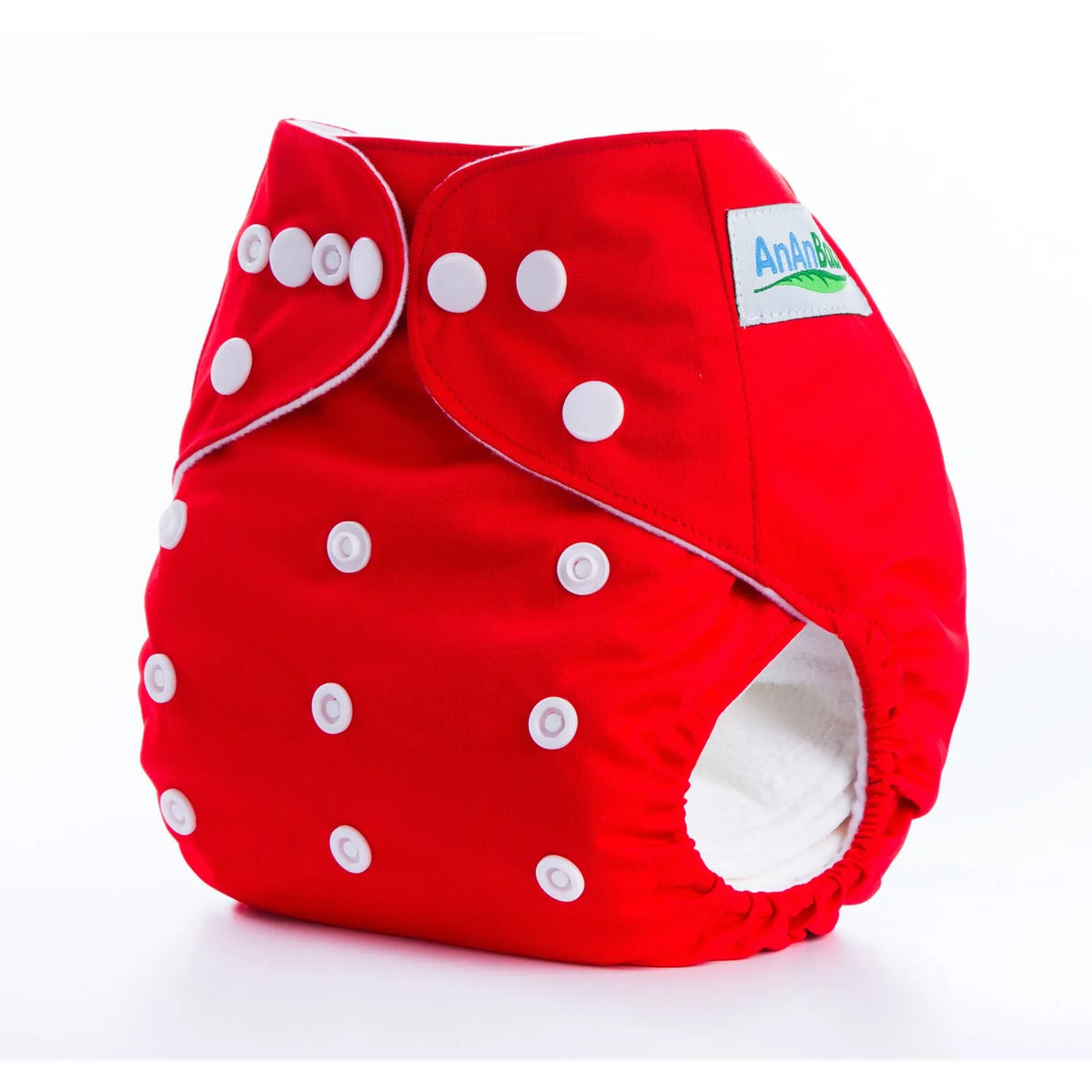 Solid colour leak-proof baby diaper pants with brushed cloth and bamboo charcoal lining, 36.5 x 32.5 cm