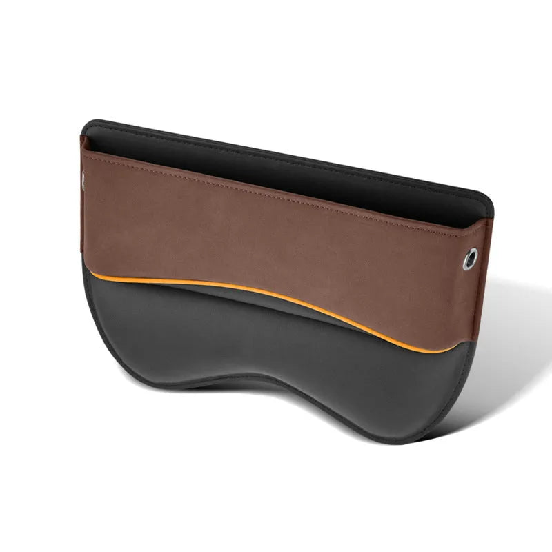 Waterproof leather car seat storage box organiser in a choice of five colours