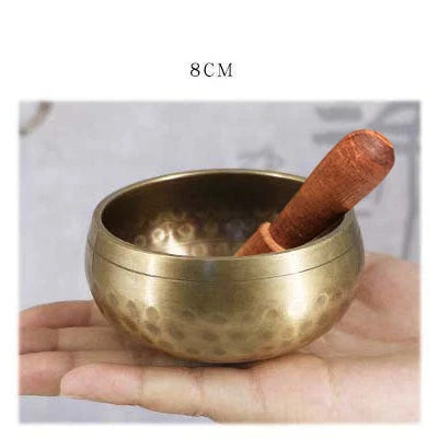 Premium Tibetan singing bowl with rich, harmonious tones for meditation and relaxation