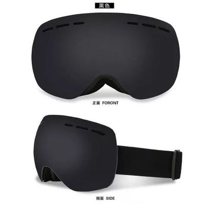 Professional ski goggles with anti-fog UV protection for winter sports