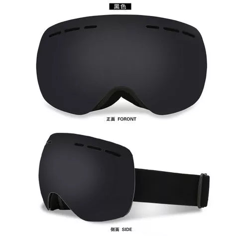 Professional ski goggles with anti-fog UV protection for winter sports