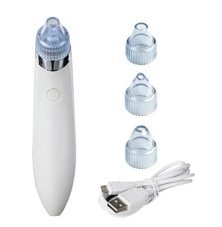 A rechargeable cosmetic instrument in various color options, including gold, white, and rose gold. This compact and portable tool is designed for versatile makeup application and touch-ups on the go.