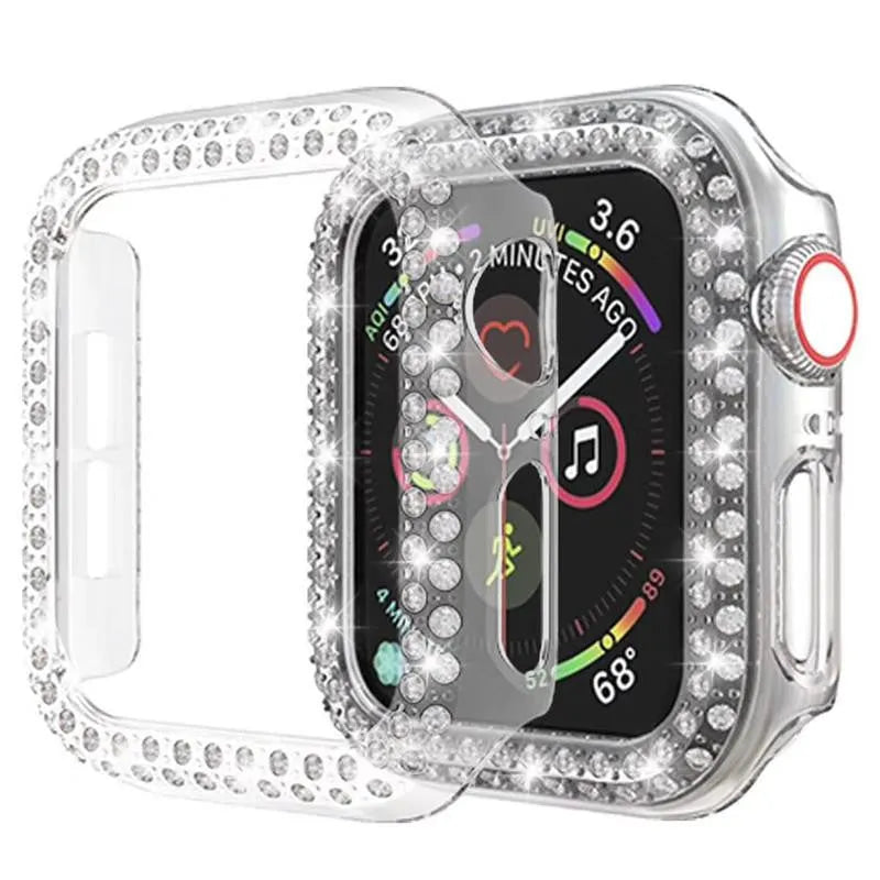 Hard polycarbonate protective case for Apple Watch in multiple colours and sizes