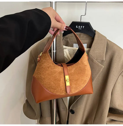 Nylon shoulder messenger bag with single strap, sandwich pocket, and zipper changing bag in red, brown, coffee, or black