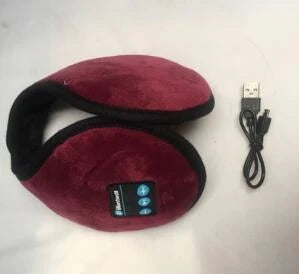 Comfortable Bluetooth Earmuffs with Built-in Microphone for Hands-Free Calls in Cold UK Weather