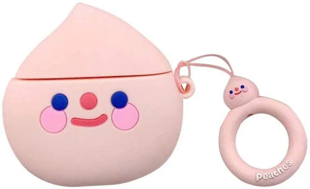 Silicone protective sleeve for Apple AirPods 1 and 2 with cartoon animal designs