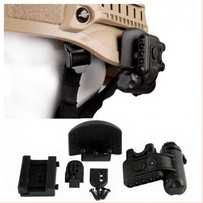Element second generation tactical helmet lamp in black and sand colours with multiple LED options