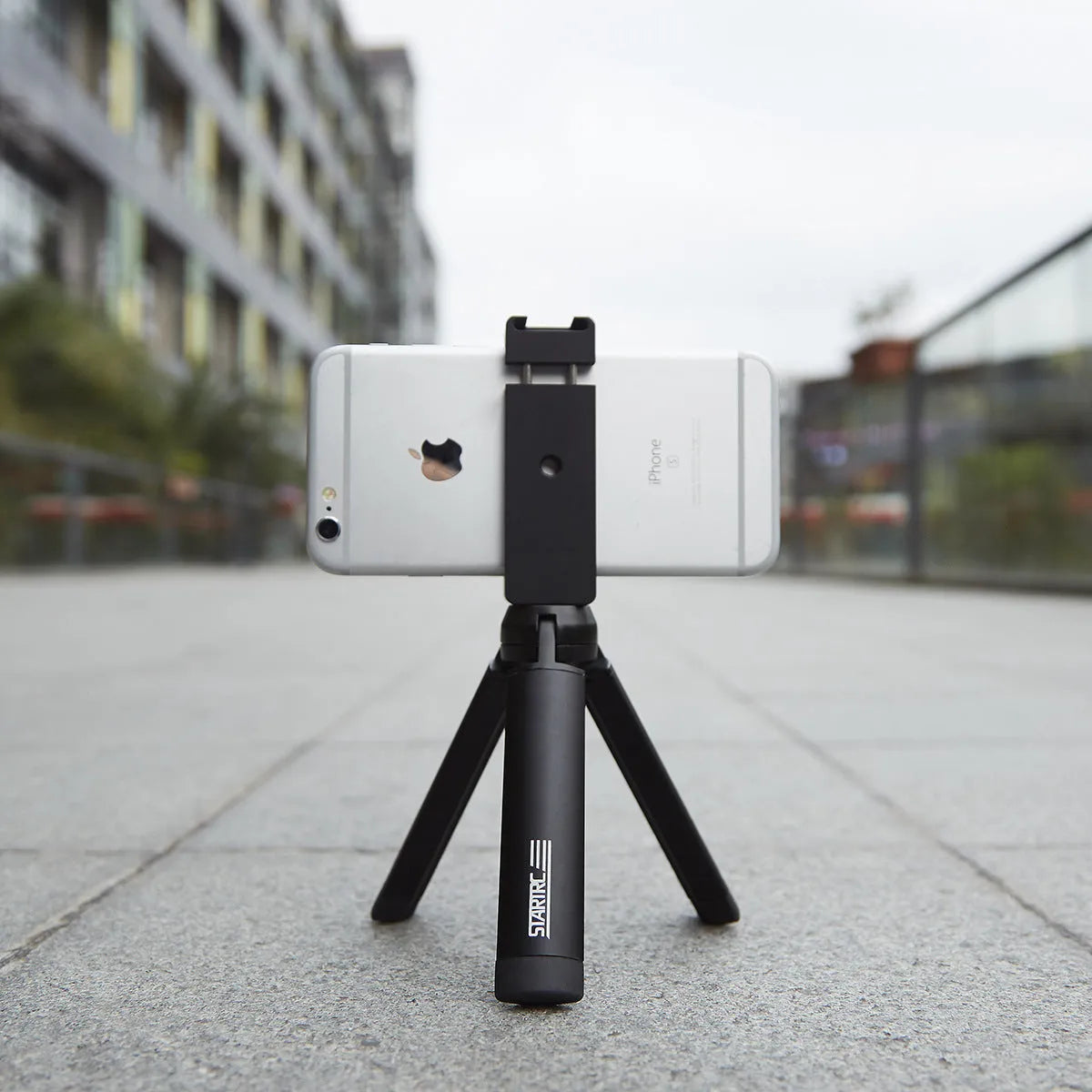 Aluminium alloy handheld bracket for Apple iPhone with tripod mount