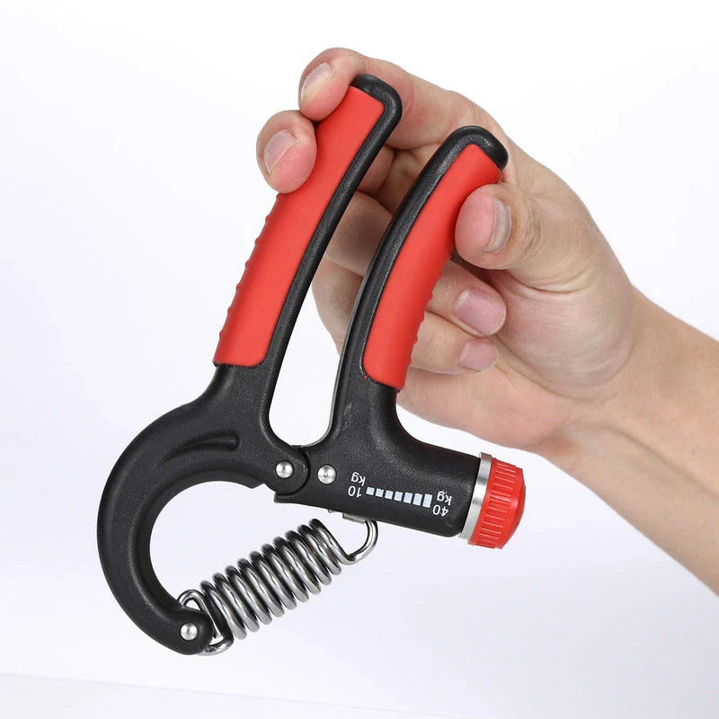 Adjustable hand grips with customizable resistance for strength training and grip development