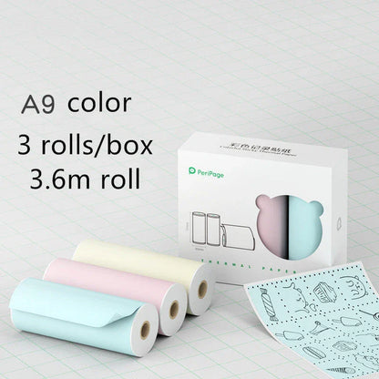Compact Bluetooth thermal printer for instant photo printing, with wireless connectivity and customizable templates