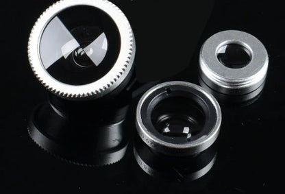 Premium mobile phone wide-angle lens kit with versatile fisheye and macro lens functions